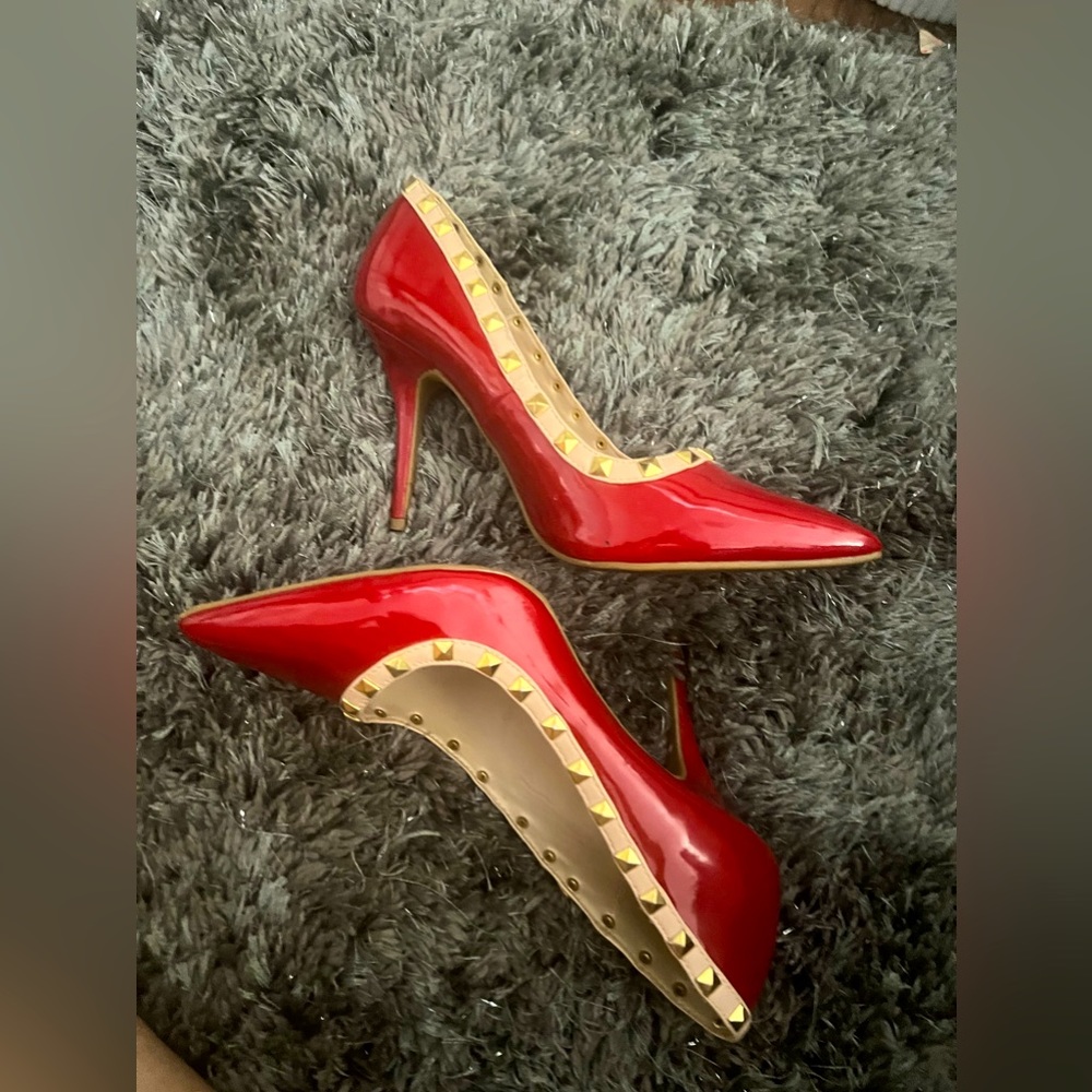 Red high heels
